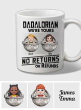 Load image into Gallery viewer, Personalized Dadalorian Mug Custom Family Design Gift
