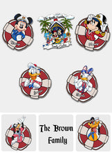 Load image into Gallery viewer, Personalized Family Cruise Magnet Custom Name Photo Keepsake
