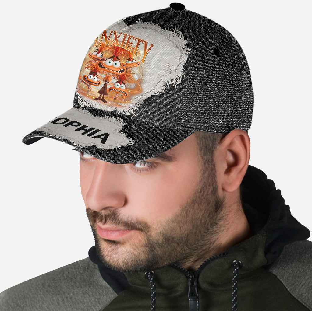 Personalized Anxiety Classic Cap Custom Name Gift