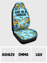 Load image into Gallery viewer, Personalized Minion Seat Covers Custom Name Gift for Kids
