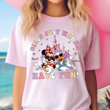 Load image into Gallery viewer, Personalized Girls Just Wanna Have Fun T-shirt &amp; Hoodie for Kids
