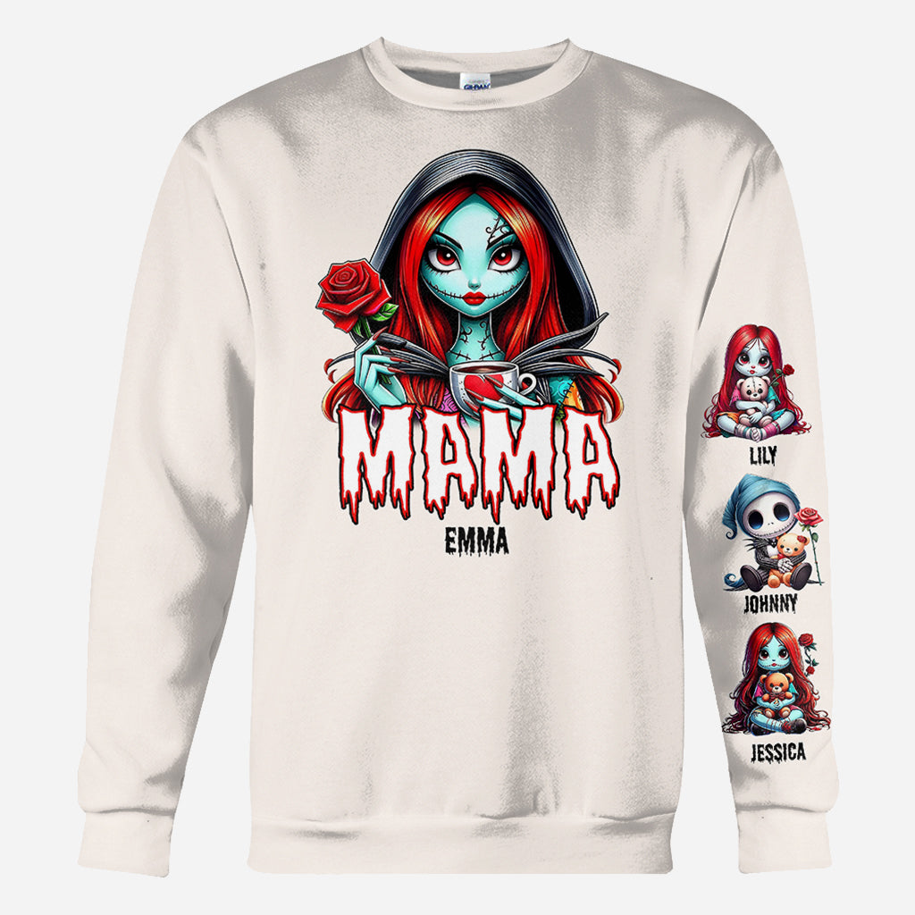 Personalized Nightmare Themed All-Over Shirt Gift for Mom