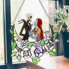 Load image into Gallery viewer, Personalized Nightmare Suncatcher Ornament with Roses for Home Decor
