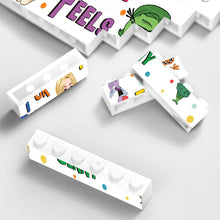 Load image into Gallery viewer, Personalized Horizontal Rectangle Building Brick Blocks for Kids Custom Name Gift
