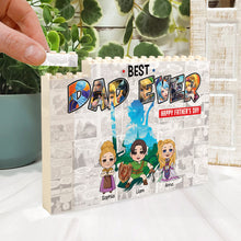 Load image into Gallery viewer, Personalized Building Brick Block Best Dad Ever Gift for Father's Day
