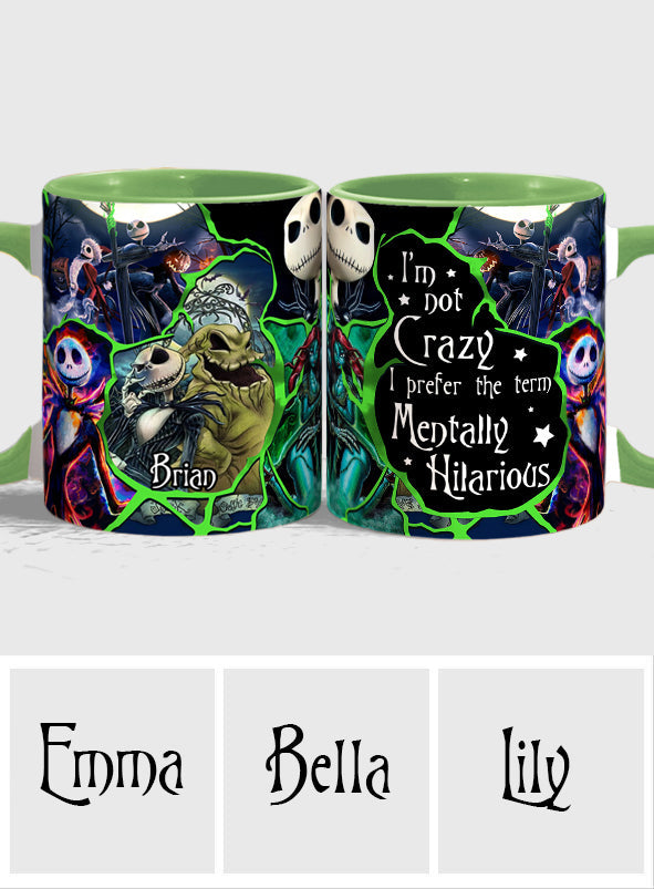Personalized Nightmare Accent Mug Custom Name Funny Gift for Friends