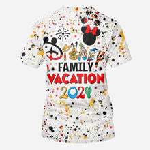 Load image into Gallery viewer, Personalized Disney Family Vacation All Over Shirt for Kids
