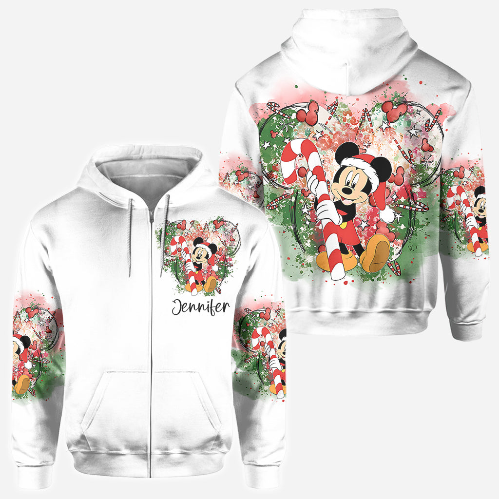 Personalized Merry Christmas All Over Shirt for Women | Perfect Holiday Gift