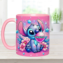 Load image into Gallery viewer, Personalized Pink Accent Mug Custom Name Gift for Birthday
