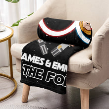 Load image into Gallery viewer, Personalized The Force Blanket Custom Name Romantic Gift
