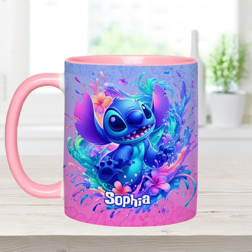 Personalized Ohana Accent Mug Custom Name Gift for Mom