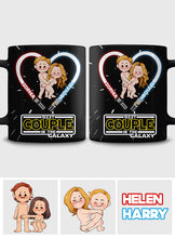Load image into Gallery viewer, Personalized Couple Mug Custom Names Best Couple in the Galaxy Gift
