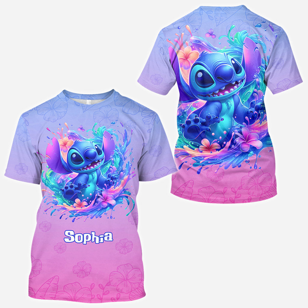 Personalized Ohana All Over Shirt Custom Name Gift for Family