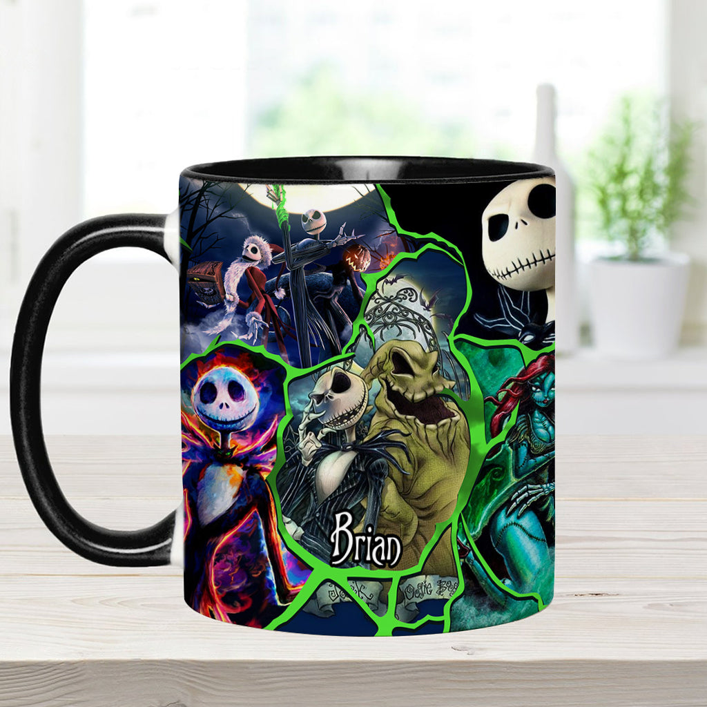 Personalized Nightmare Accent Mug Custom Name Funny Gift for Friends