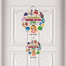 Load image into Gallery viewer, Personalized Classroom Round Wood Sign Custom Name Gift for Teacher
