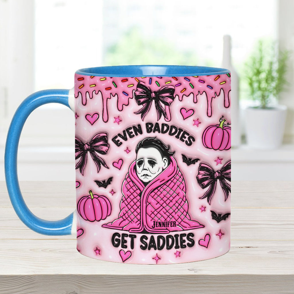 Personalized Two-Tone Accent Mug with Halloween Theme Gift