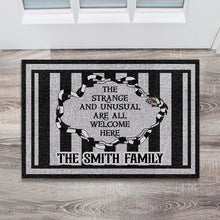 Load image into Gallery viewer, Personalized Doormat with Unique Welcome Message for Family
