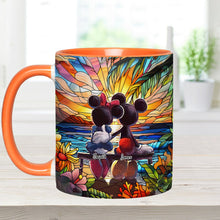 Load image into Gallery viewer, Personalized Sunset Accent Mug Custom Name Gift for Couples
