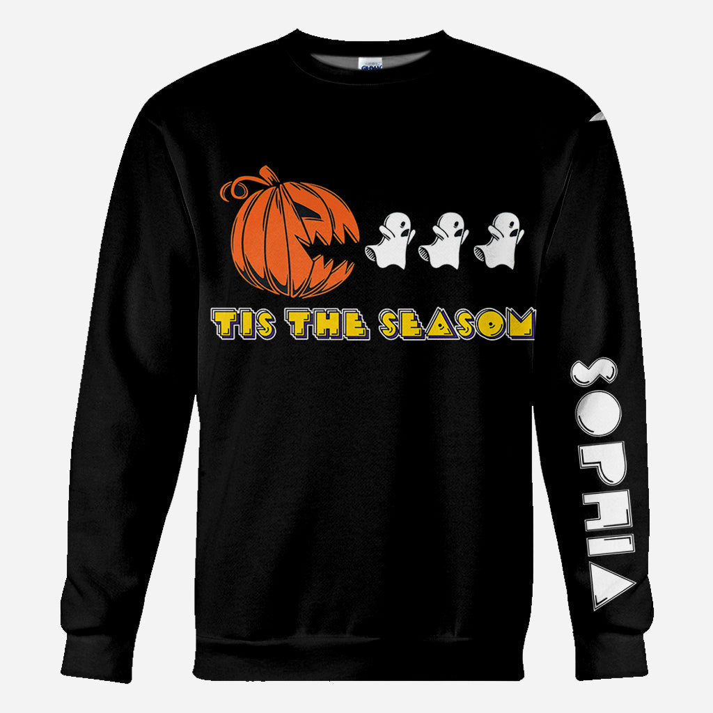 Personalized Halloween All Over Shirt Custom Name Gift