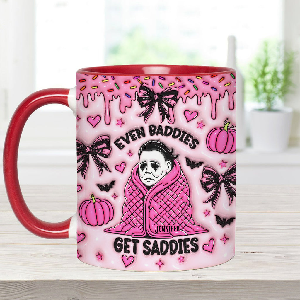 Personalized Two-Tone Accent Mug with Halloween Theme Gift