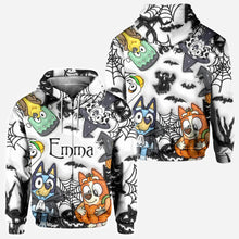 Load image into Gallery viewer, Personalized Halloween All-Over Shirt Custom Name Gift for Kids
