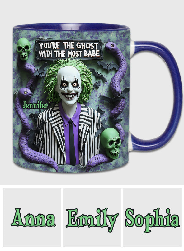 Personalized Accent Mug You're The Ghost With The Most Gift