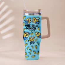 Load image into Gallery viewer, Personalized Minion Tumbler with Handle - Custom Name Gift

