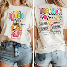 Load image into Gallery viewer, Personalized Teacher T-shirt &amp; Hoodie Custom Name Gift for Teacher

