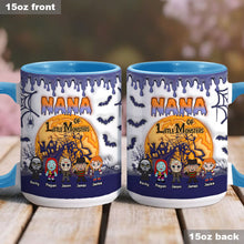 Load image into Gallery viewer, Personalized Halloween Mug for Grandma of Little Monsters
