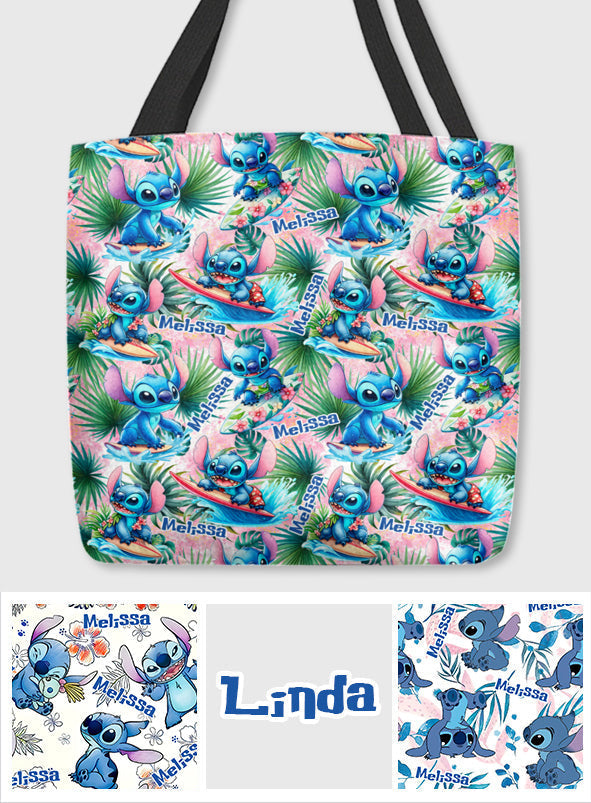 Personalized Ohana Tote Bag Custom Name Summer Gift