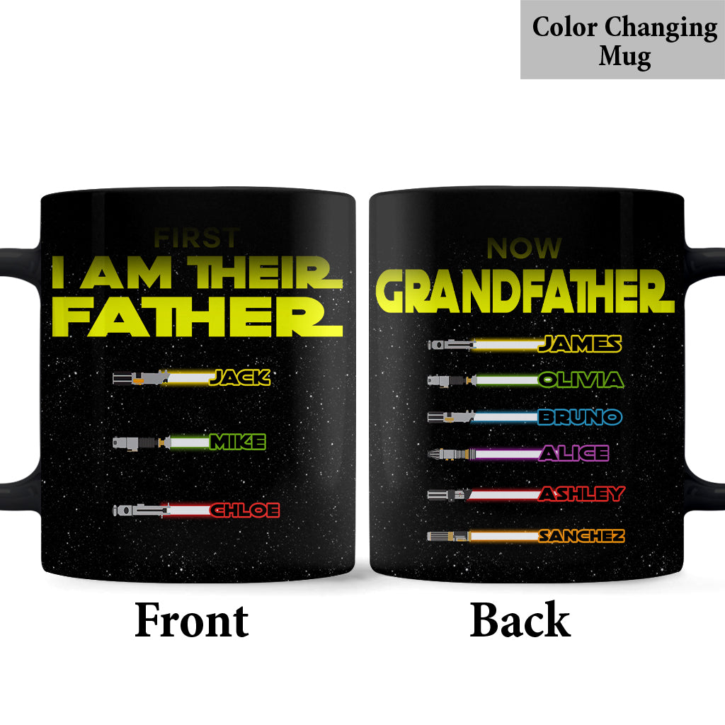 Personalized Star Wars Mug for Grandfathers Custom Name Gift