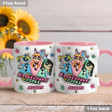 Load image into Gallery viewer, Personalized Weed Accent Mug Custom Name Gift for Her
