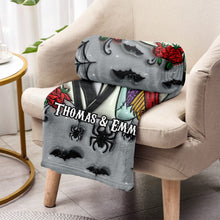 Load image into Gallery viewer, Personalized Nightmare Blanket Custom Name Gift for Couples

