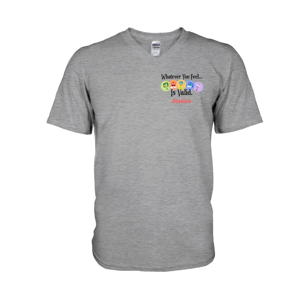 Personalized Inside Out T-shirt Custom Message Gift Idea