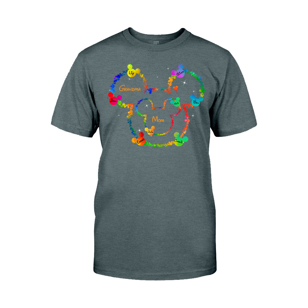 Personalized Mom Grandma Mouse T-shirt & Hoodie Gift for Mother's Day