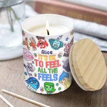 Load image into Gallery viewer, Personalized Scented Candle with Wooden Lid for Birthdays, Graduations, Gifts
