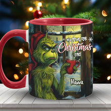 Load image into Gallery viewer, Personalized Grinch Accent Mug Custom Name Christmas Gift
