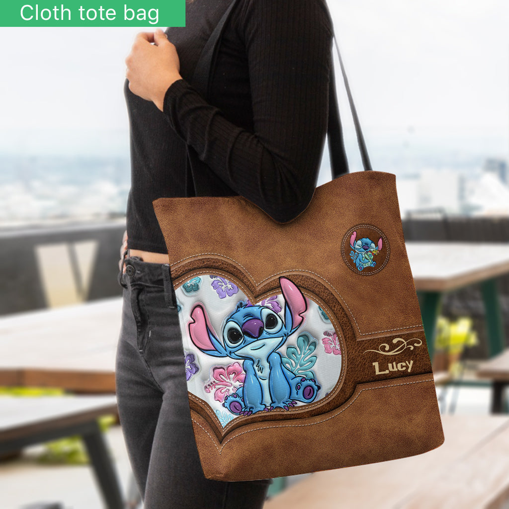 Personalized Ohana Tote Bag with Custom Name for Family