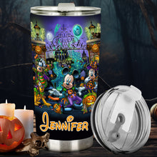 Load image into Gallery viewer, Personalized Halloween Mouse Tumbler with Custom Name Gift
