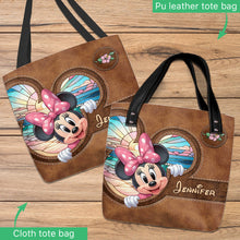 Load image into Gallery viewer, Personalized Ohana Tote Bag with Stitch Design for Beach Day

