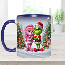 Load image into Gallery viewer, Personalized Merry Grinchmas Accent Mug Custom Name Gift for Christmas
