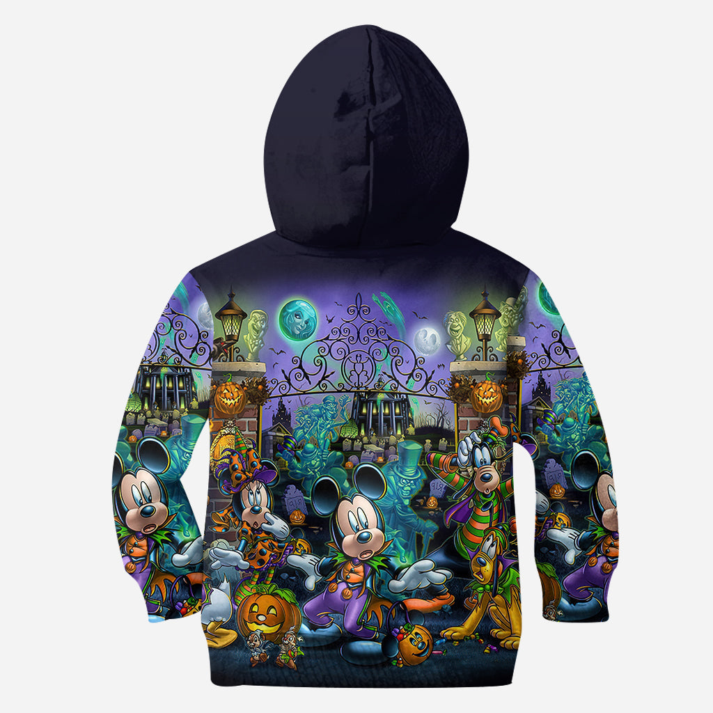 Personalized Halloween Mouse Hoodie and Leggings Set for Kids
