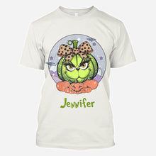 Load image into Gallery viewer, Personalized Christmas All-Over Shirt Cute Pumpkin Design Gift
