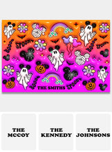 Load image into Gallery viewer, Personalized Halloween Mouse Doormat Custom Name Gift
