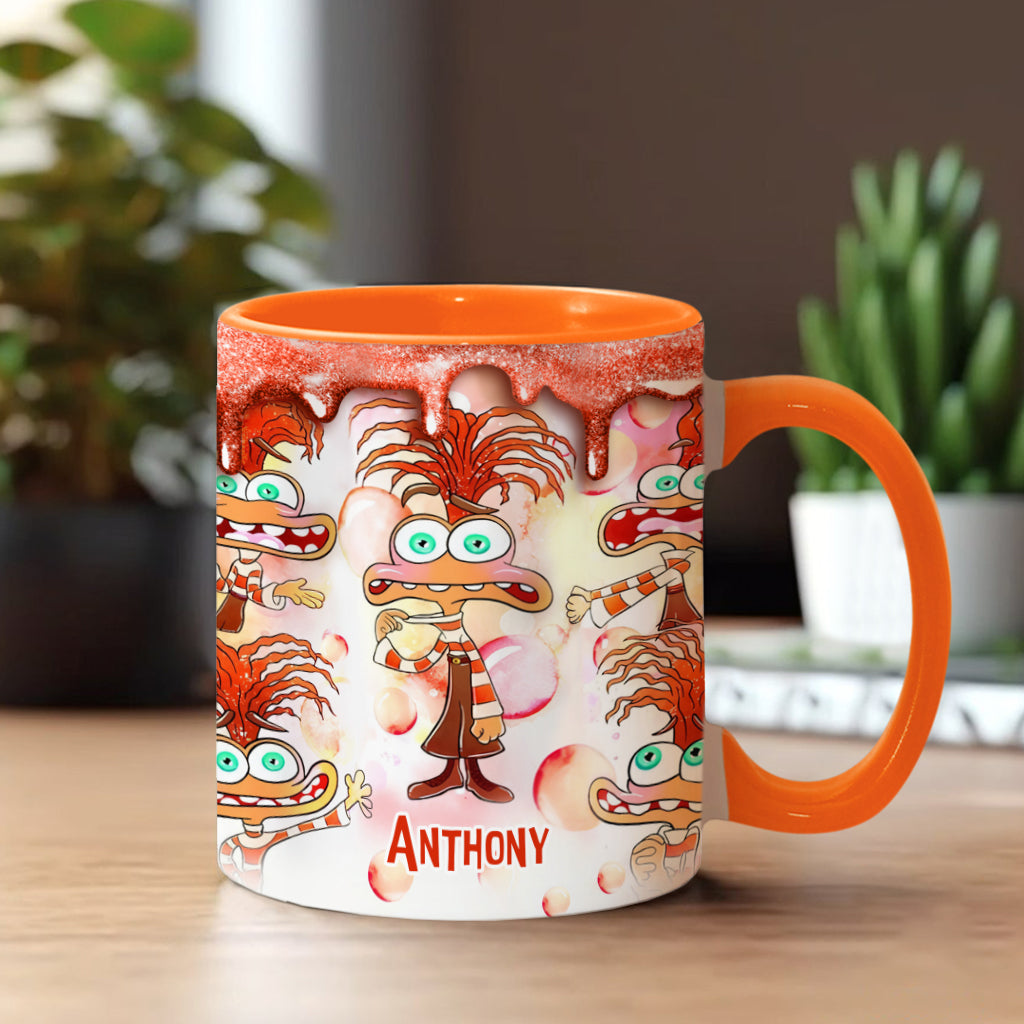 Personalized Two-Tone Accent Mug Custom Name Gift