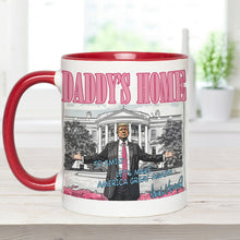 Load image into Gallery viewer, Personalized Two-Tone Accent Mug Custom Name Gift for Dad
