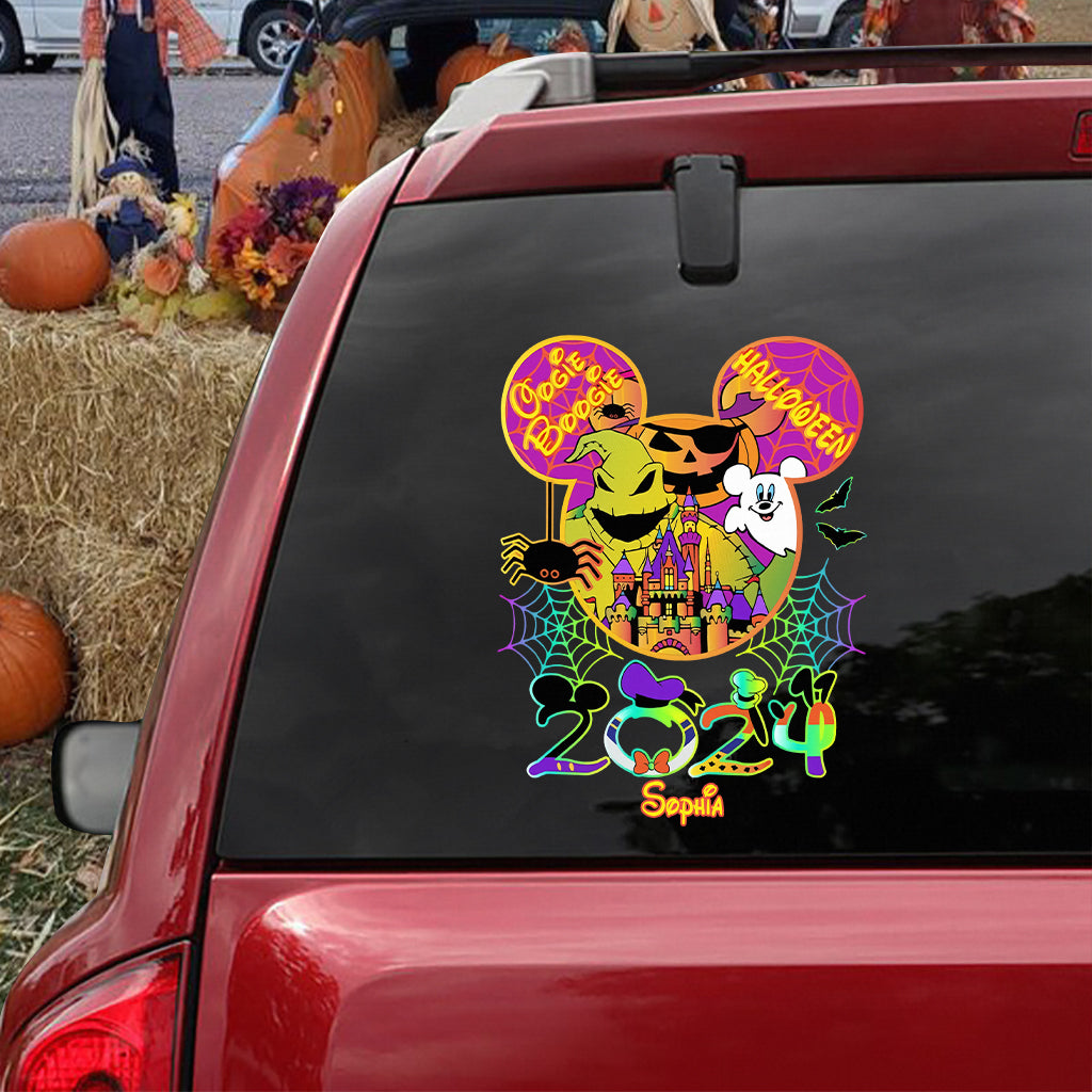 Personalized Halloween Mouse Decal Custom Name Gift