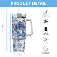 Load image into Gallery viewer, Personalized Ohana Tumbler with Handle Custom Design Gift
