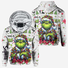 Load image into Gallery viewer, Personalized Christmas All Over Shirt Grinch Design Gift
