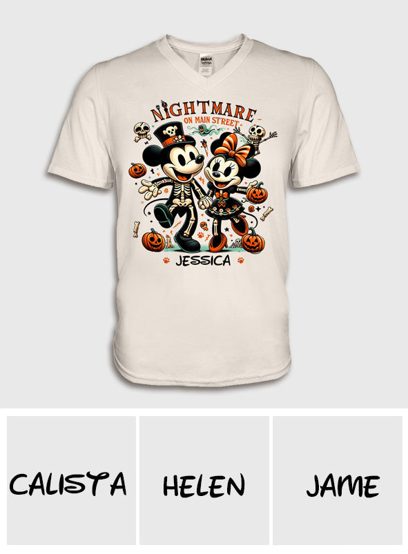 Personalized Nightmare On Main Street T-shirt & Hoodie for Halloween Gift